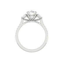 Load image into Gallery viewer, Sophia Pavé Oval Moissanite
