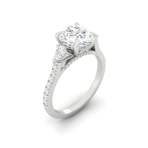 Lucce Sophia Pavé Round Diamond