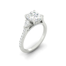 Load image into Gallery viewer, Sophia Pavé Round Moissanite
