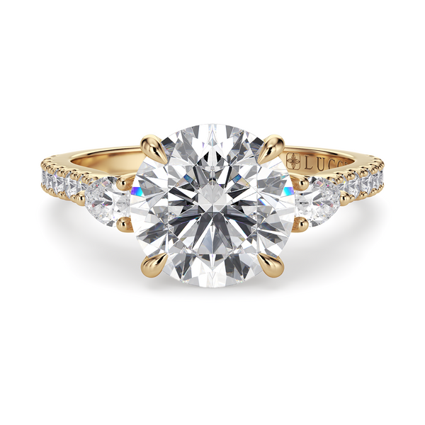 Lucce Sophia Pavé Round Diamond