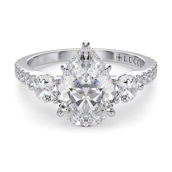 Lucce Sophia Siena Pear Moissanite