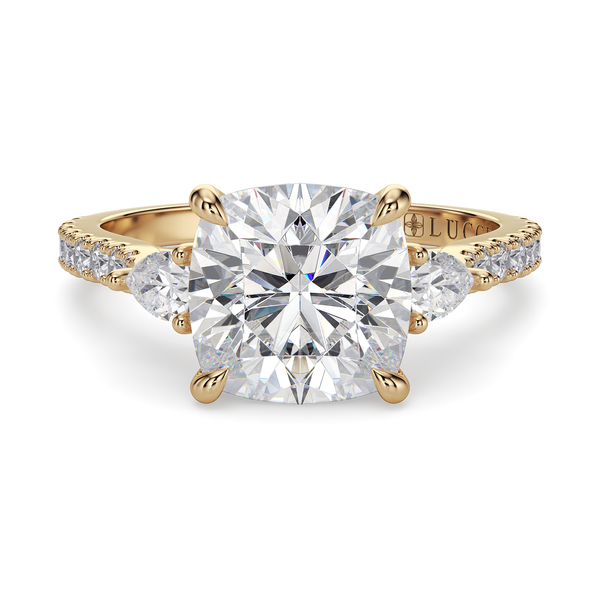 Lucce Sophia Pavé Cushion Diamond