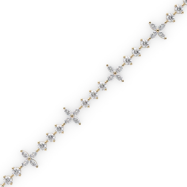 Lucce Constance Ole Tennis Bracelet Diamond