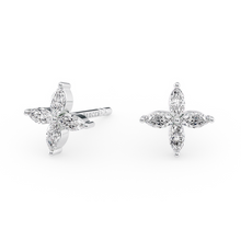 Load image into Gallery viewer, Constance Ole Earrings Moissanite
