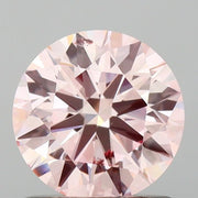 0.97ct ROUND Diamond PINK SI1 EX - IGI 720510429