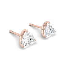 Load image into Gallery viewer, Lucce Jasmine Earrings Heart Diamond
