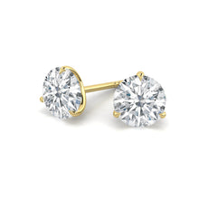 Load image into Gallery viewer, Jasmine Earrings Round Moissanite
