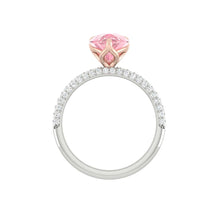 Load image into Gallery viewer, Lucia Luxe Pear Rosé Pink Diamond
