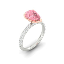 Load image into Gallery viewer, Lucia Luxe Pear Rosé Pink Diamond
