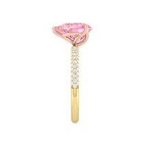 Load image into Gallery viewer, Lucia Luxe Pear Rosé Pink Diamond
