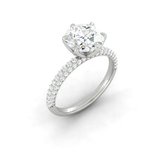 Load image into Gallery viewer, Lucia Luxe Pavé Round Moissanite
