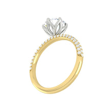 Load image into Gallery viewer, Lucia Luxe Pavé Round Moissanite
