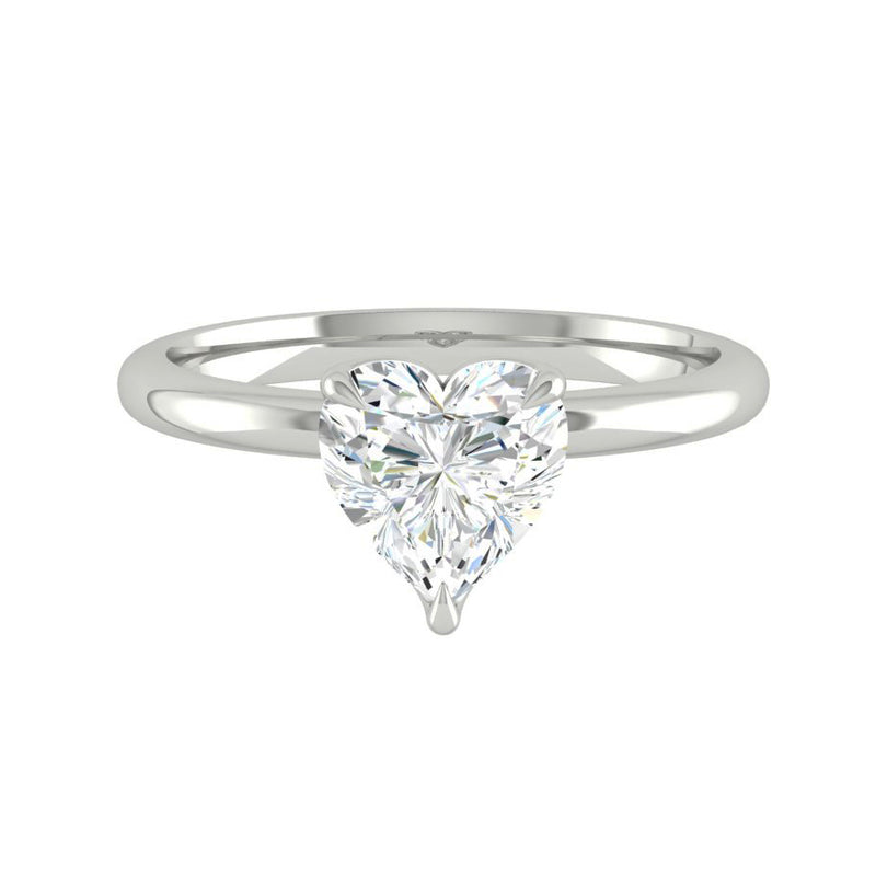 Lucia Heart Moissanite