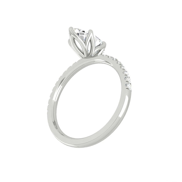 Lucce Lucia Pavé Marquise Moissanite