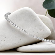 LUCCE TRINITY™ Tennis Bracelet 4.30ctw Lab Diamond 18K White Gold