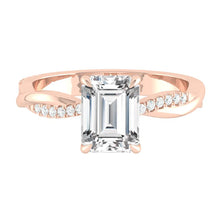 Load image into Gallery viewer, Fiore Emerald Moissanite
