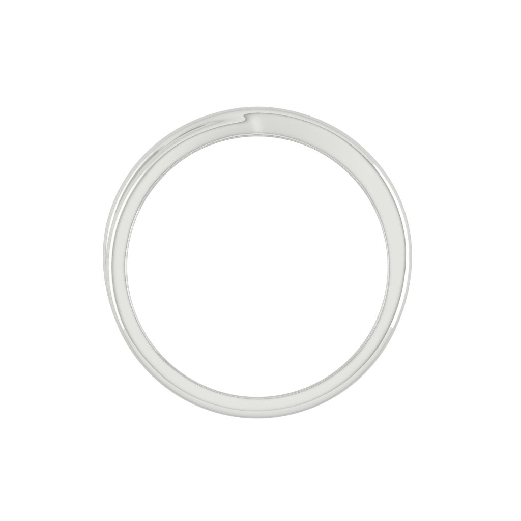Load image into Gallery viewer, LUCCE Simple Mobius Unisex Wedding Band with Brushed or Polished Finish in Gold or Platinum
