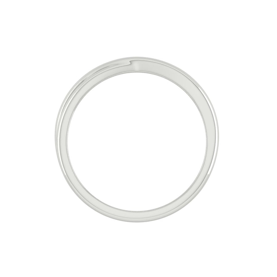 Load image into Gallery viewer, LUCCE Simple Mobius Unisex Wedding Band with Brushed or Polished Finish in Gold or Platinum
