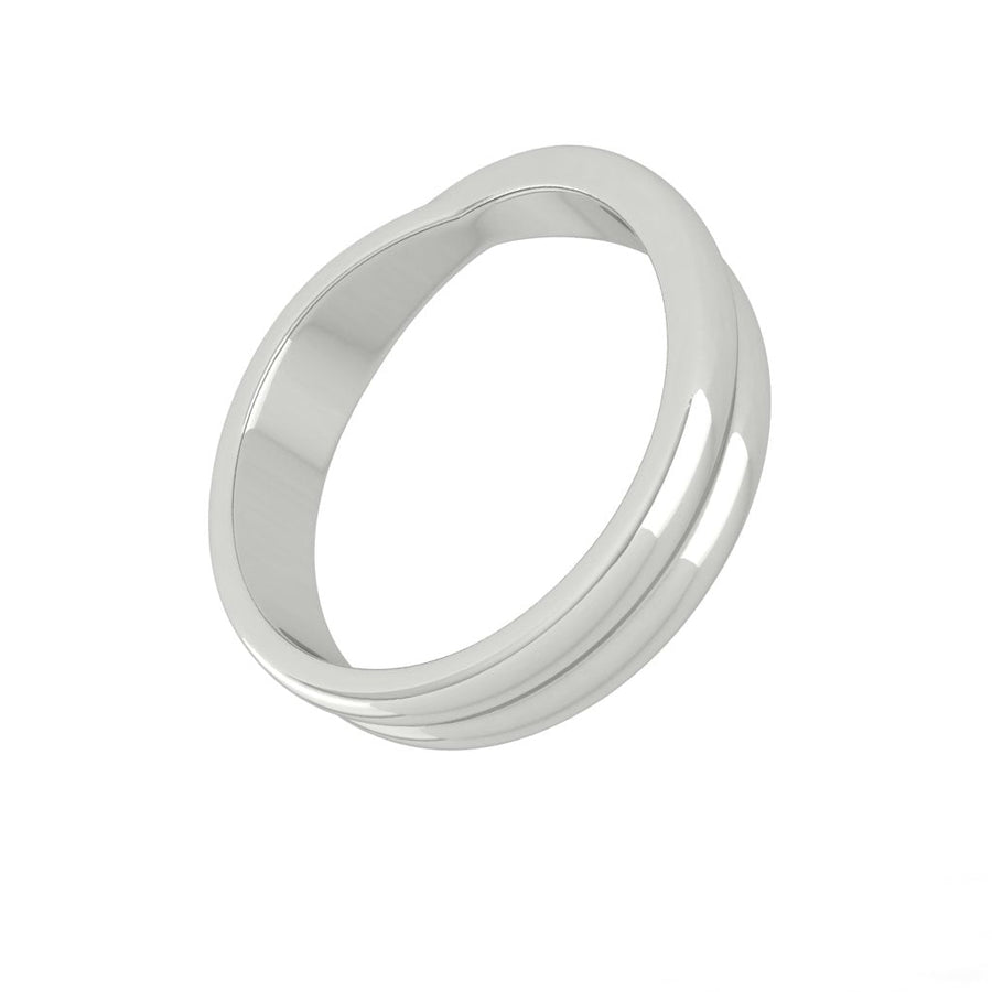 Load image into Gallery viewer, LUCCE VARON™ Polished 5mm 14K White Gold
