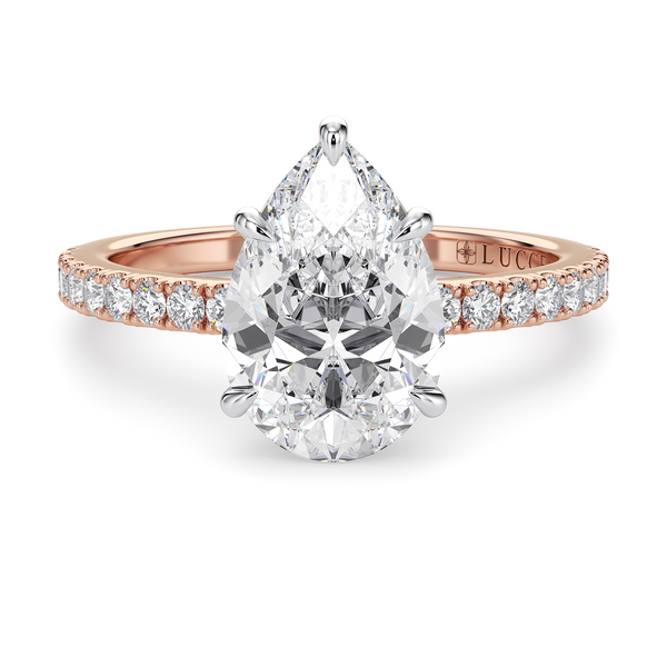 Lucce Verona Pavé Pear Diamond