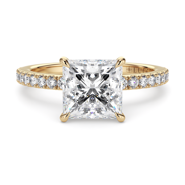 LUCCE VERONA™ Pave Princess Moissanite