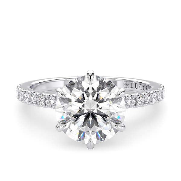 Lucce Verona Pavé Round Diamond