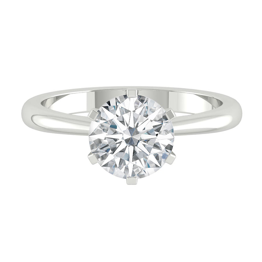 Angela Round Moissanite