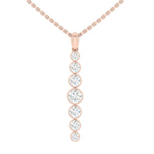 Load image into Gallery viewer, Carla Tapered Necklace Lab Diamond
