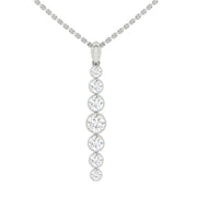 LUCCE CARLA™ Tapered Necklace Diamond