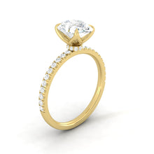 Load image into Gallery viewer, Lucia Halo Pave Oval Diamond
