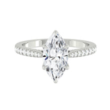 Load image into Gallery viewer, Azalea Pavé Marquise Moissanite
