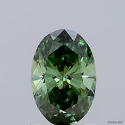 1.08ct OVAL Diamond GREEN VVS2 VG - IGI 779629569