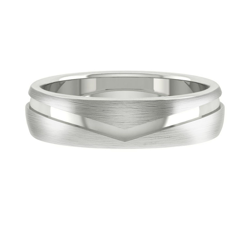 Load image into Gallery viewer, LUCCE CALEB™ Brushed 5mm 14K White Gold
