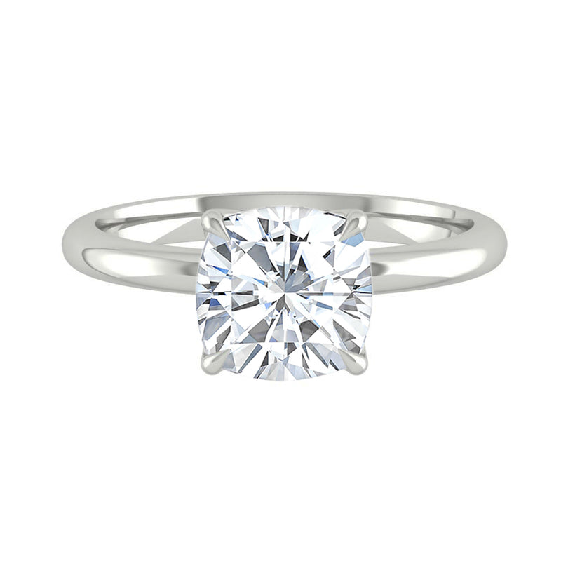 Lucia Cushion Moissanite