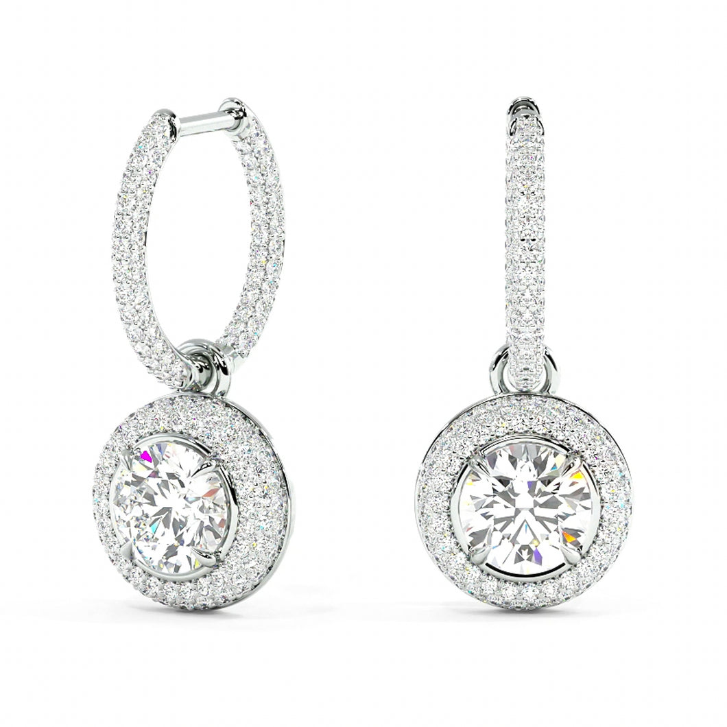 Maria Dangling Earrings Diamond