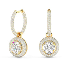 Load image into Gallery viewer, Maria Dangling Earrings Diamond
