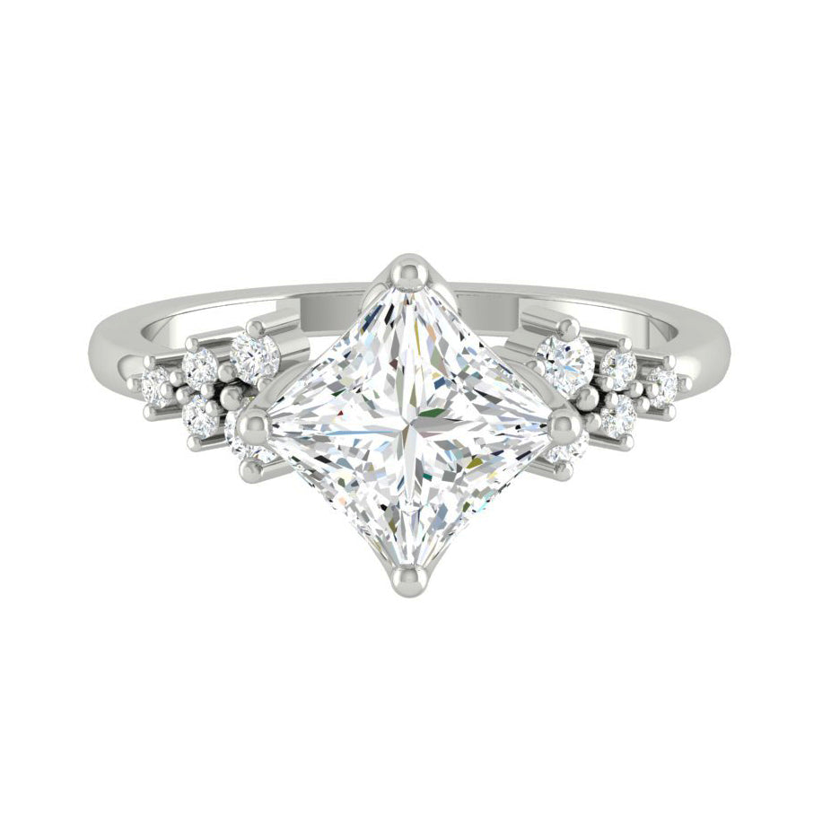 Ellia Princess Moissanite