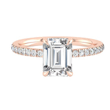 Load image into Gallery viewer, Sapienza Pavé Emerald Moissanite
