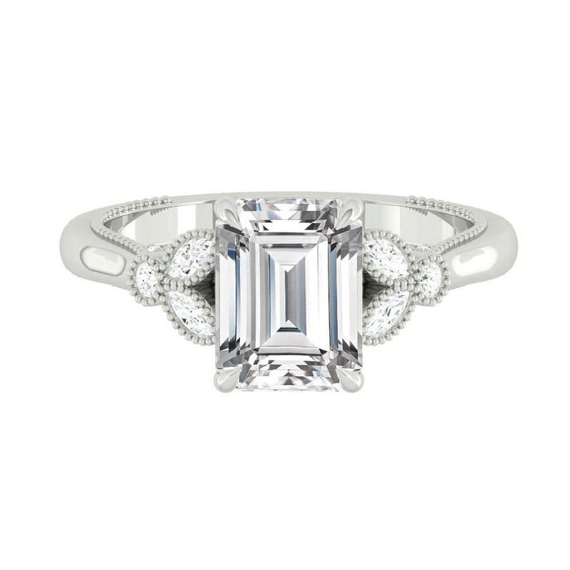 Stella Emerald Moissanite