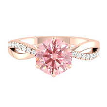 Load image into Gallery viewer, Fiore Sei Round Rosé Pink Diamond
