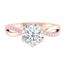 Load image into Gallery viewer, Fiore Sei Round Rosé Diamond
