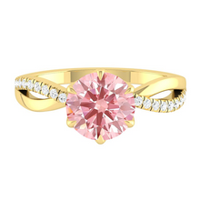 Load image into Gallery viewer, Fiore Sei Round Rosé Pink Diamond
