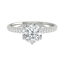 Load image into Gallery viewer, Lucia Luxe Pavé Round Diamond
