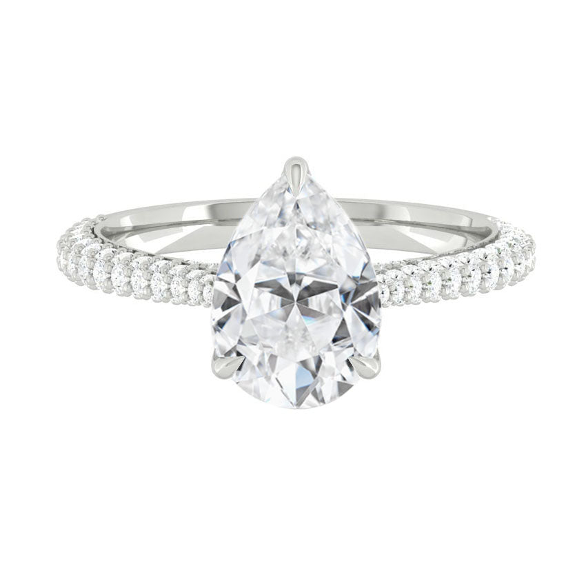 Maria Pear Moissanite