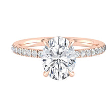 Load image into Gallery viewer, Verona Pavé Oval Diamond
