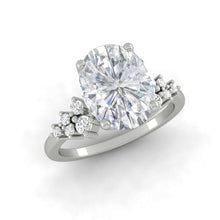 Load image into Gallery viewer, Ellia Oval Moissanite
