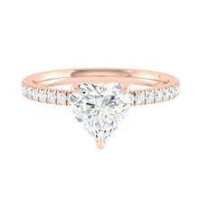 Load image into Gallery viewer, Lucia Pavé Heart Moissanite
