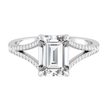 Load image into Gallery viewer, Lucce Lara Emerald Lab Diamond 1.64ct D VVS2 Ex IGI Platinum
