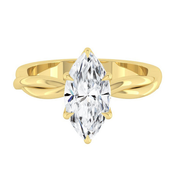 Lucce Fiore Solitaire Marquise Diamond