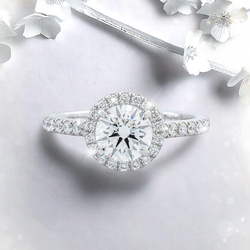 Load image into Gallery viewer, LUCCE MONTEVALLE™ Round Lab Diamond 0.82ct D VS1 ld IGI 14K White Gold

